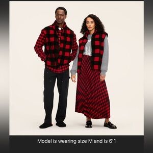 Woolrich x Target Buffalo Check Fleece Vest - Medium